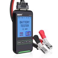 🚗 car battery tester for men - 12v 24v, 100-2000 cca, supports charging/start test and ambient temperature detection, data playback automotive tool for car, truck, motorcycle, atv, boat логотип