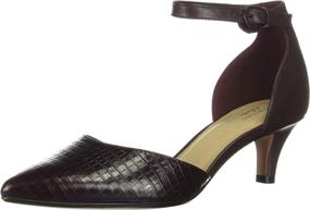 img 4 attached to CLARKS Womens Linvale Edyth Leather Women's Shoes : Pumps