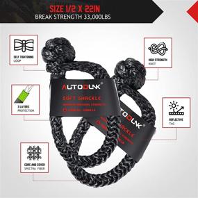 img 2 attached to AutoDunk Kinetic Recovery Shackles Offroad Exterior Accessories in Towing Products & Winches