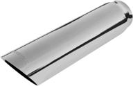 🚘 flowmaster 15362 3-inch x 13-inch x 2.5-inch stainless steel straight exhaust tip logo