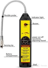 img 3 attached to 🔍 Powerful HVAC Leak Detector: Halogen Gas Tester for R22, R410A, R134A Refrigerant AC Sniffer