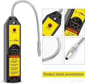 img 1 attached to 🔍 Powerful HVAC Leak Detector: Halogen Gas Tester for R22, R410A, R134A Refrigerant AC Sniffer