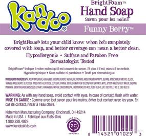 img 3 attached to 🌈 Kandoo Kids Hand Soap: Funny Berry Scent, Moisturizing Colored Foam with Vitamin E - 8.4 Oz