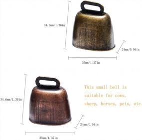 img 3 attached to 10PCS Pet Anti-Lost Copper Bells - Perfect For Dog Potty Training, Christmas & Thanksgiving Decor!