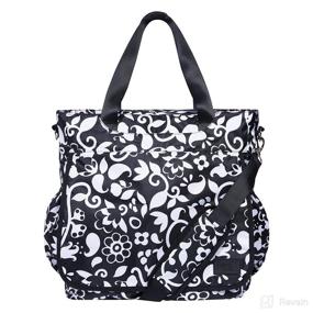 img 3 attached to 👜 Trend Lab French Bull Tote Diaper Bag, Vine: Stylish and Practical All-in-One Solution for Busy Parents
