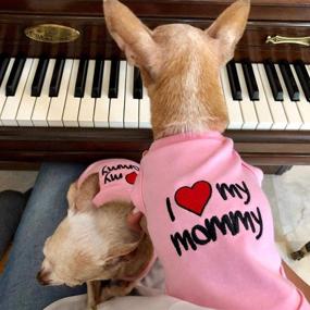 img 2 attached to Parisian Pet Love Mommy T Shirt Dogs ~ Apparel & Accessories