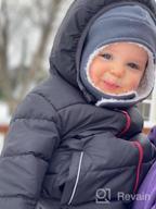 картинка 1 прикреплена к отзыву Зимний флисовый и шерстяной набор для малышей Зелда Матильда - шапка и варежки для младенцев - унисекс - теплые варежки для мальчиков и девочек от Nick Nunez