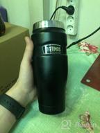 img 1 attached to Thermos SK-1005 Thermal Mug, 0.47L, White/Red - Enhance SEO review by Agata Cicho ᠌