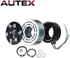 img 1 attached to AUTEX AC Compressor Clutch Coil Assembly Kit 80221SWAA02 38810RRBA01 4918U1