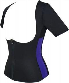img 1 attached to Trim Your Waist With Bslingerie Women'S Waist Training Vest Sauna Suit