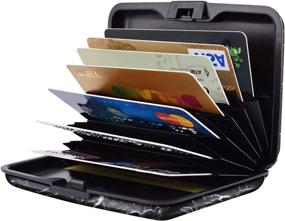 img 3 attached to Ultimate Credit Holder: Secure Travel Wallet for Men's Accessories in Wallets, Card Cases & Money Organizers