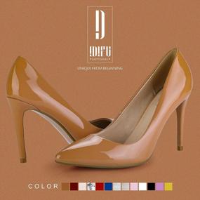 img 3 attached to IDIFU Women'S IN4 Classic Pointed Toe High Heels Pumps Wedding Shoes Office Dress Shoes