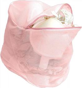 img 3 attached to Silky Sac Savior: Braza Women'S Lingerie Wash Bag 8072