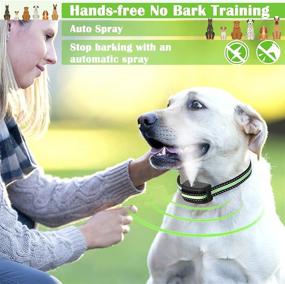 img 3 attached to 🐶 Citronella Bark Collar for Dogs: Rechargeable Spray Training Collar for L/M/S Dogs - Humane and Effective Anti-Barking Collar with Auto Citronella Spray