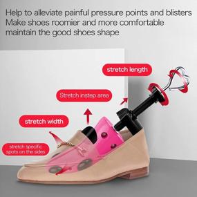 img 2 attached to Effortlessly Expand Your Footwear Comfort: Adjustable Shoe Stretcher For Men And Women With Wide Feet