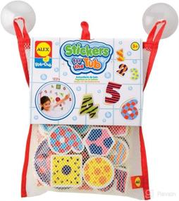 img 1 attached to 🛁 Fun and Educational: ALEX Toys Rub a Dub Stickers for the Tub - Numbers & Shapes!