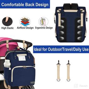 img 1 attached to Backpack Changing Waterproof Portable Foldable Diapering ~ Diaper Bags