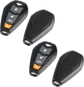 img 3 attached to 2 Case Shell Key Fob Fits Viper Hornet DEI Python Clifford Aftermarket Alarm Keyless Entry Remote (EZSDEI7141)