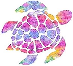 img 1 attached to Turtle Watercolor Rainbow Sticker Design