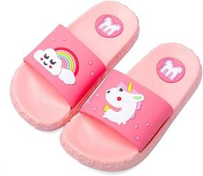 img 4 attached to Anddyam Anti Slip Slipper Sandals Numeric_1 Boys' Shoes via Slippers