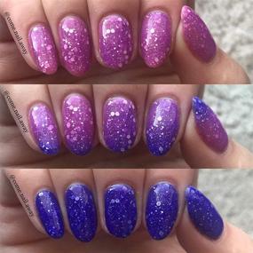 img 3 attached to Experience Mesmerizing Nails With AIMEILI'S 6 Piece Temperature Color Changing Chameleon Gel Polish Set - UV LED Soak Off And 10Ml Each!