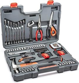 img 4 attached to Crescent 101 Piece General Purpose Tool Set, SAE & Metric - CTK101