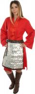 дайте волю своему внутреннему воину с нашим красным костюмом принцессы-кимоно для девочек и женщин логотип