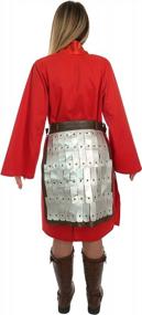 img 2 attached to Unleash Your Inner Warrior With Our Red Kimono Princess Costume For Girls And Women