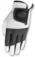 caddydaddy claw max white golf glove for men - ультрамягкая, долговечная синтетическая перчатка логотип