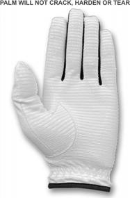 img 2 attached to CaddyDaddy Claw Max White Golf Glove For Men - ультрамягкая, долговечная синтетическая перчатка
