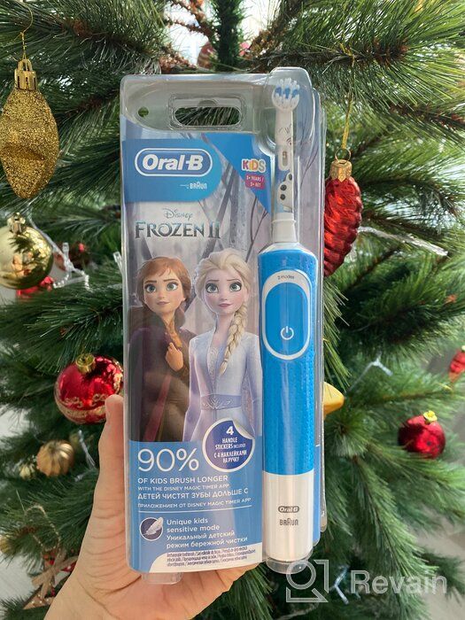 img 1 attached to Oral-B Vitality Kids Frozen D100.413.2K review by Damyanti Dhasmana ᠌