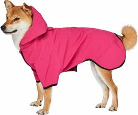 img 2 attached to 🐾 Blueberry Pet 2021/2022 New 2 Colors Waterproof Dog Softshell Jacket: Stylish Hooded Raincoat and Windbreakers for Your Canine Buddy