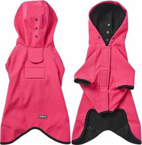 img 3 attached to 🐾 Blueberry Pet 2021/2022 New 2 Colors Waterproof Dog Softshell Jacket: Stylish Hooded Raincoat and Windbreakers for Your Canine Buddy