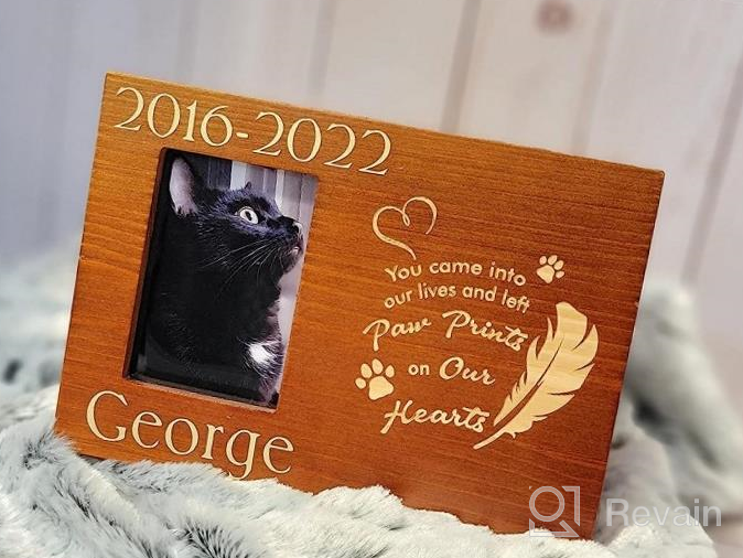 img 1 attached to Memorial Wooden Pet Urns With Photo Frame And Keepsake Vial - Large Size For Dogs Or Cats Ashes - Perfect Funeral Cremation Keepsake Box For Your Beloved Pet - GAGILAND review by Jesse Jewett