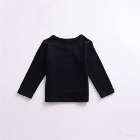 img 1 attached to Toddler Organic Cotton Shirts Sleeve Apparel & Accessories Baby Girls ~ Clothing