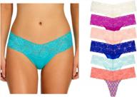 stay comfortable with undies.com's women's microfiber thong 6-pack logo