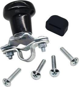 img 3 attached to 🚜 Rubber Sleeve Steering Wheel Ball Handle Knob WSV124B 5A6BL for John Deere Tractor Mower Backhoe Loader Combine & Various Heavy Equipment Brands