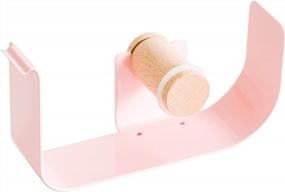 img 3 attached to U Brands Arc Collection Metal Tape Dispenser, 1” Core Desktop Accessory, Pink 3553A04-24