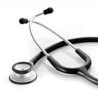 adc 619bk adscope lite stethoscope: ultra lightweight with tunable afd technology - black logo