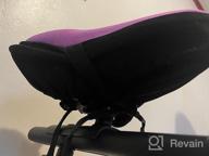img 1 attached to Gel Bike Seat Cover Cushion By Bikeroo - Padded Comfort For Men & Women On Stationary Exercise, Mountain And Road Bicycle Seats Compatible With Peloton Adjustable. review by Michael Lara