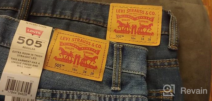 img 1 attached to Classic Levi's Boys' 505 👖 Regular Fit Jeans for Everyday Wear review by Sergey Chodavarapu