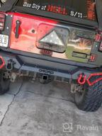 img 1 attached to Upgrade Your Jeep Wrangler With OEDRO'S Full Width Rock Crawler Bumper With Winch Plate Mounting And D-Rings review by Tony Basler