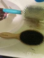 img 1 attached to BESTOOL Boar Bristle And Nylon Hair Brush - Ultimate Haircare Solution For Women, Men, And Kids: Wet/Dry Detangling, Smoothing, And Massaging; Enhances Hair Shine And Health Every Day review by Adrian Woodside