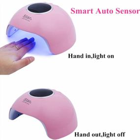 img 2 attached to Get Salon-Ready Nails At Home With Tfscloin Portable UV LED Nail Lamp In Pink