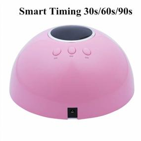 img 1 attached to Get Salon-Ready Nails At Home With Tfscloin Portable UV LED Nail Lamp In Pink