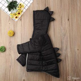 img 3 attached to BULINGNA Dinosaur Sleeveless Waistcoat Sleeve Black Apparel & Accessories Baby Boys best: Clothing