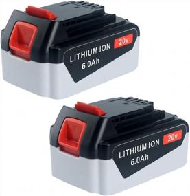 img 3 attached to Power-Up Your Black & Decker Tools With Biswaye LCS1620 Charger And Two 6.0Ah 20V Lithium Batteries