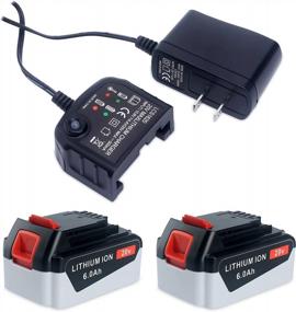 img 4 attached to Зарядите свои инструменты Black &amp; Decker с помощью зарядного устройства Biswaye LCS1620 и двух литиевых аккумуляторов 6,0 Ач 20 В