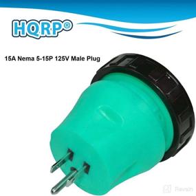 img 1 attached to 🔌 Enhance Your RV Power Connection with the HQRP Electrical Locking Adapter: 15A Male to 30A Female Twist Lock Power Cord Plug Connector