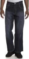perfect blend of style and comfort: southpole men's cross hatch denim with relaxed-fit straight cut logo